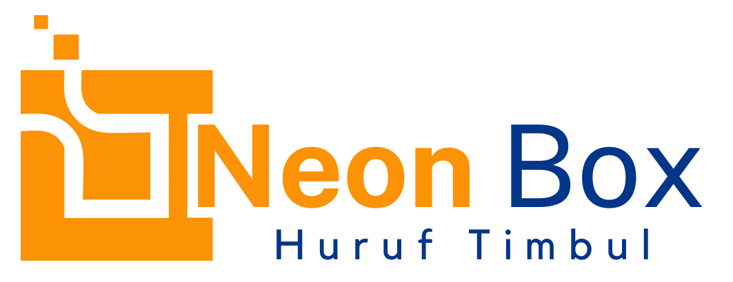 Neon Box Huruf Timbul